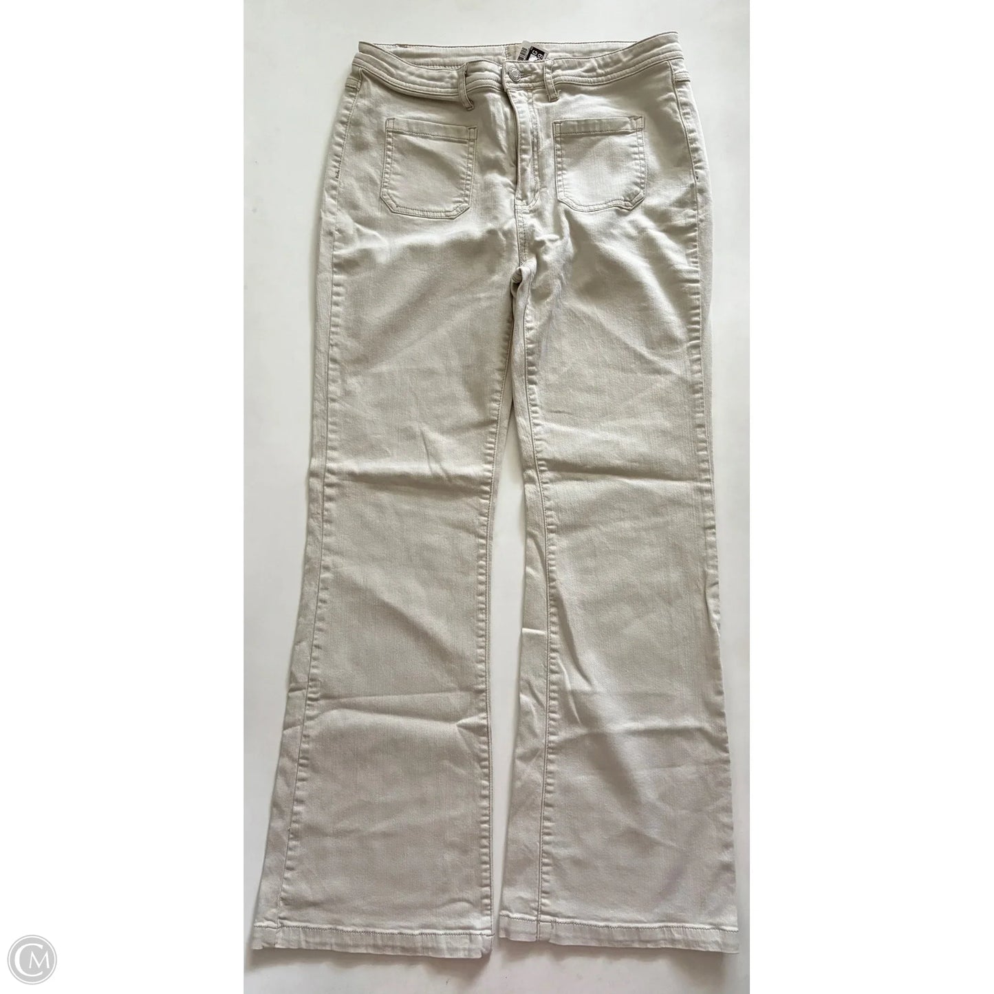 Jeans Wide Leg By Thread And Supply In Cream, Size: L