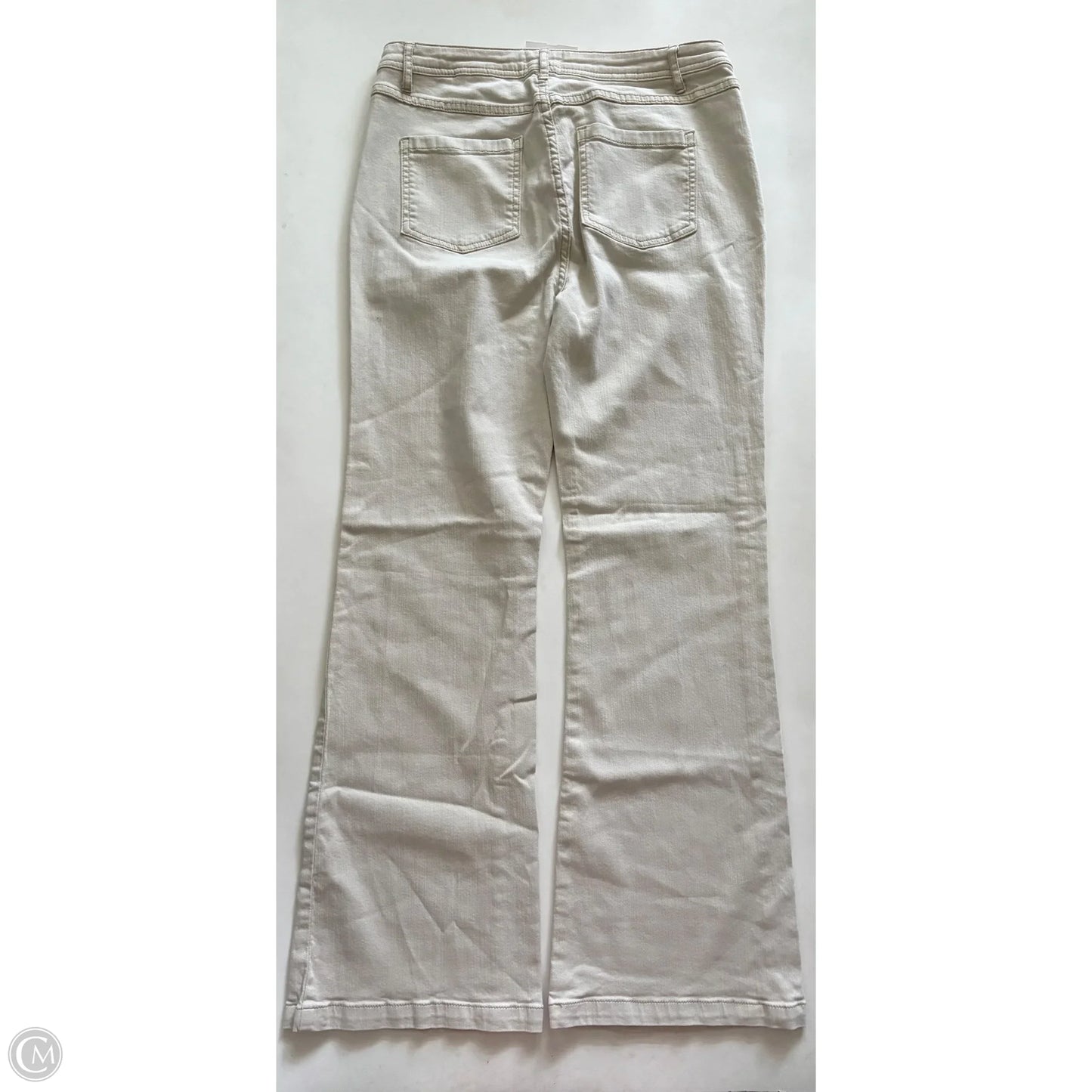 Jeans Wide Leg By Thread And Supply In Cream, Size: L