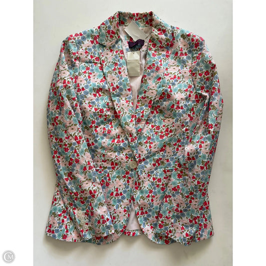 Blazer By J. Crew In Floral Print, Size: 2