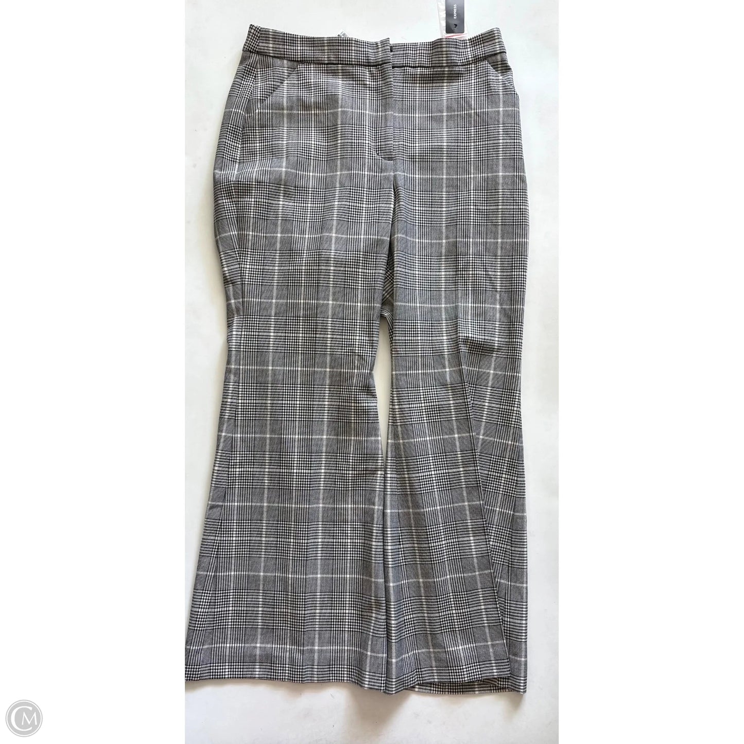 Pants Dress By Express In Plaid Pattern, Size: 12p