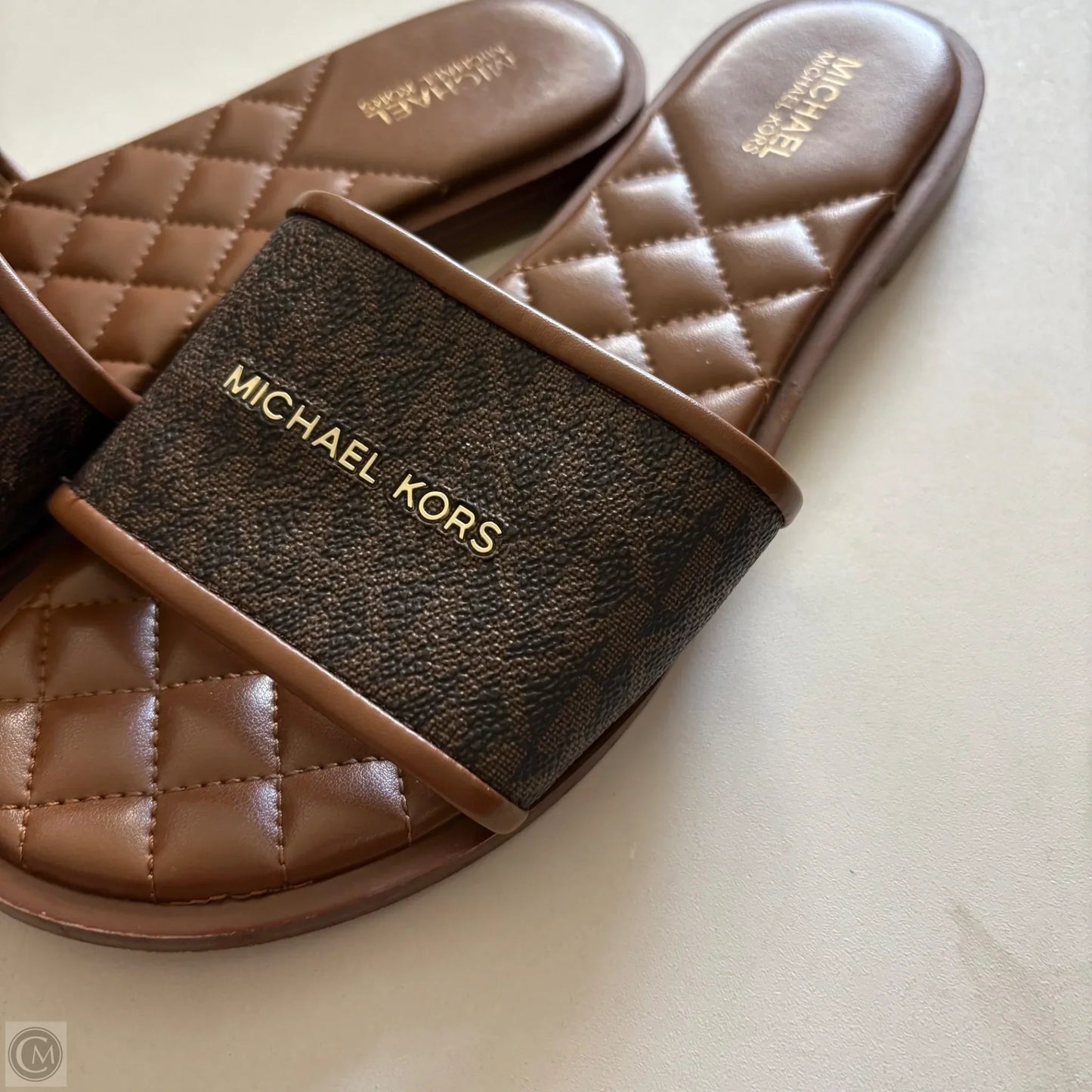 Sandals Designer By Michael Kors In Brown, Size: 6