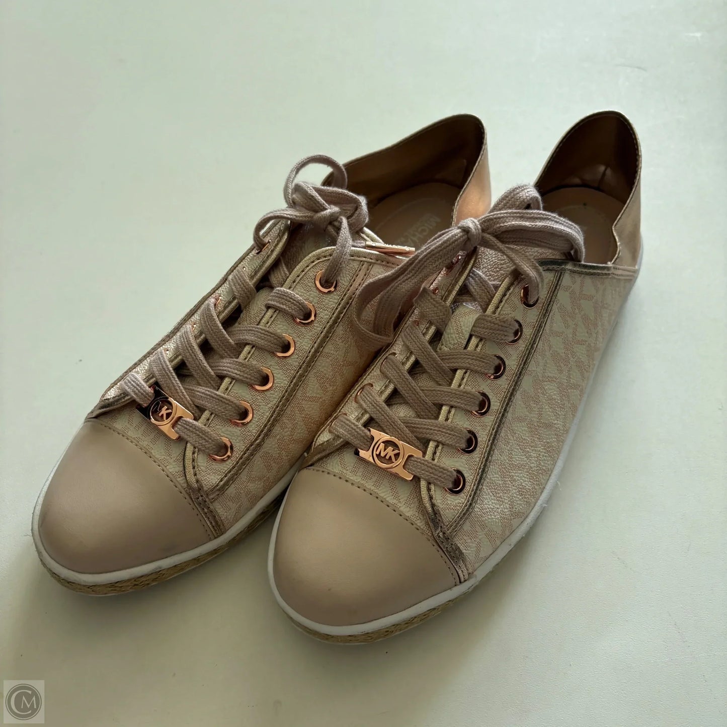 Shoes Designer By Michael Kors In Bronze, Size: 8.5