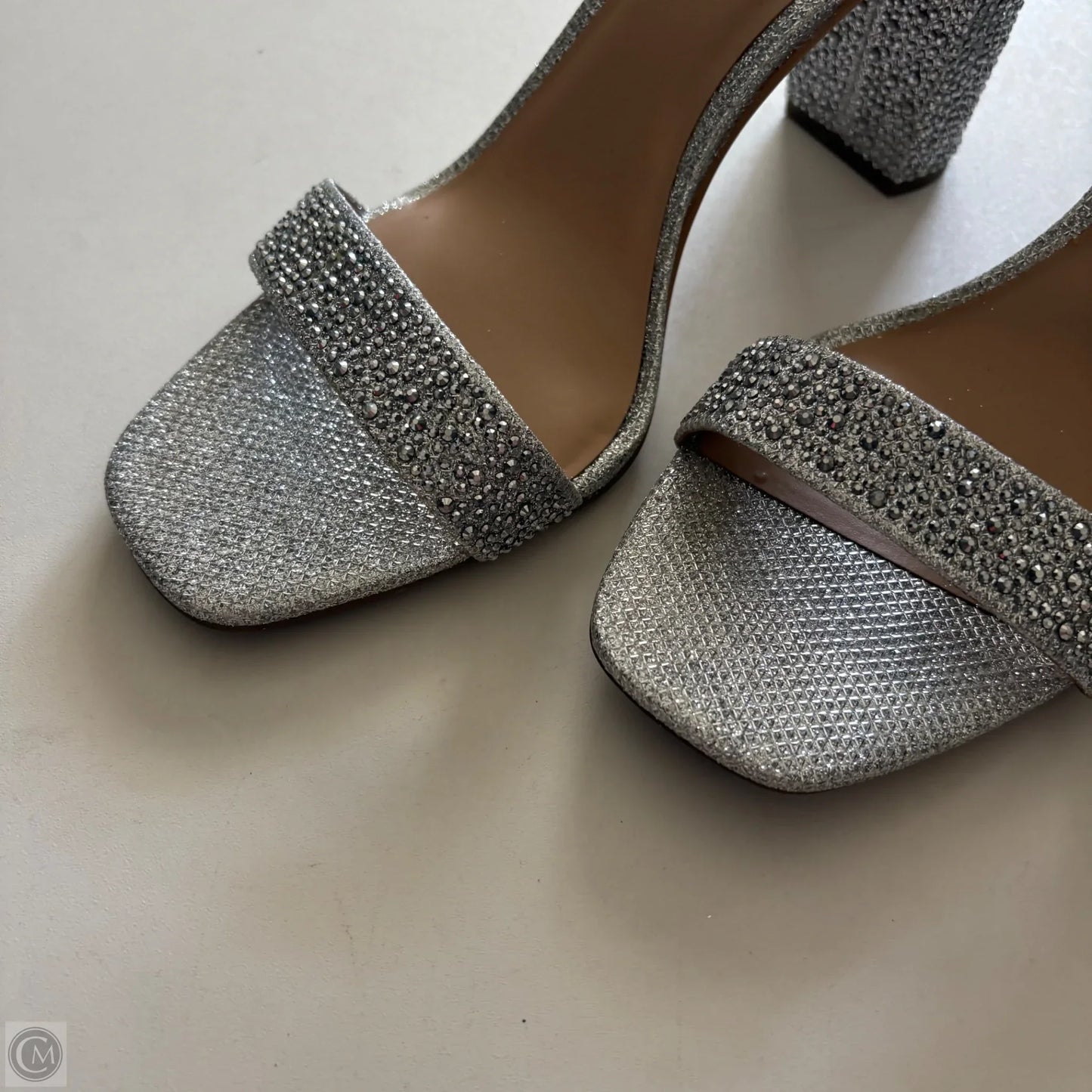 Shoes Heels Block By Inc In Silver, Size: 9