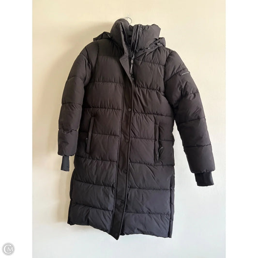 Coat Puffer & Quilted By Bcbgmaxazria In Black, Size: Xxs