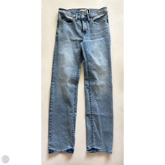 Jeans Straight By Levis In Blue, Size: 4