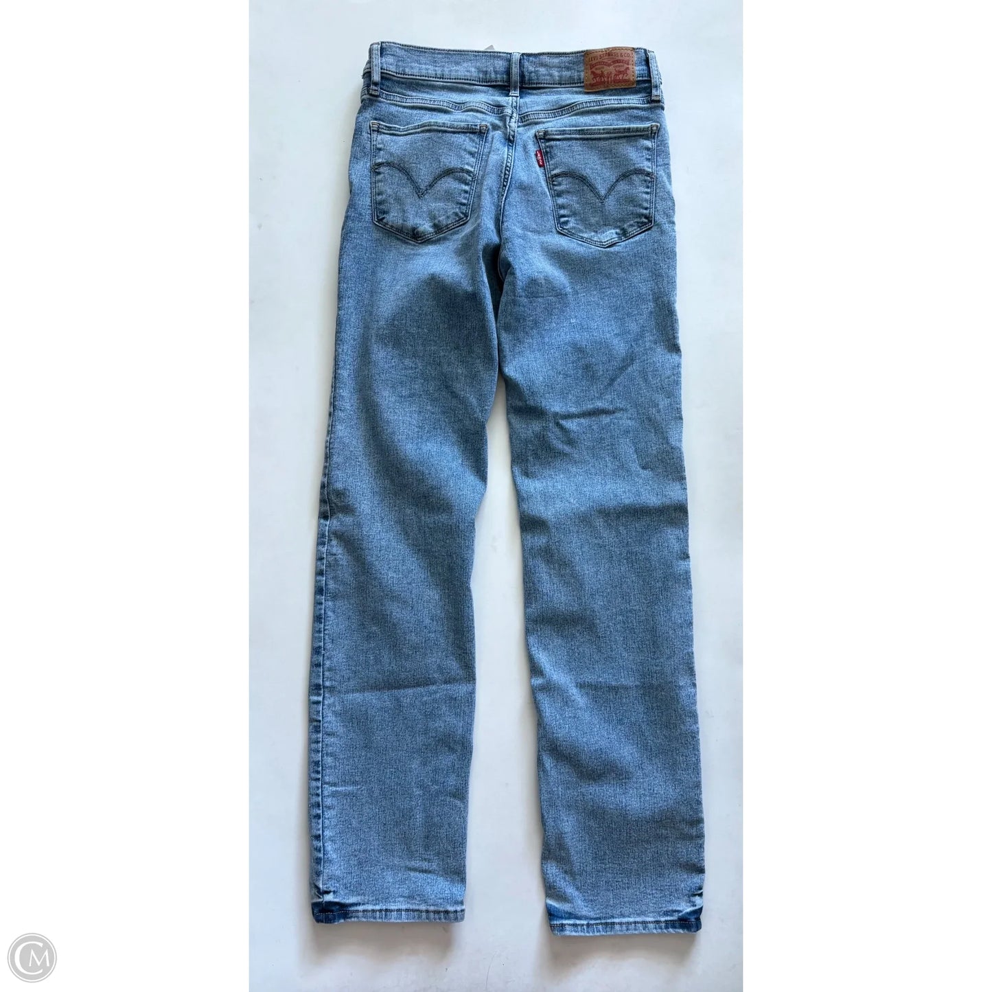 Jeans Straight By Levis In Blue, Size: 4