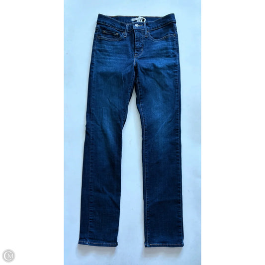 Jeans Straight By Levis In Blue, Size: 4