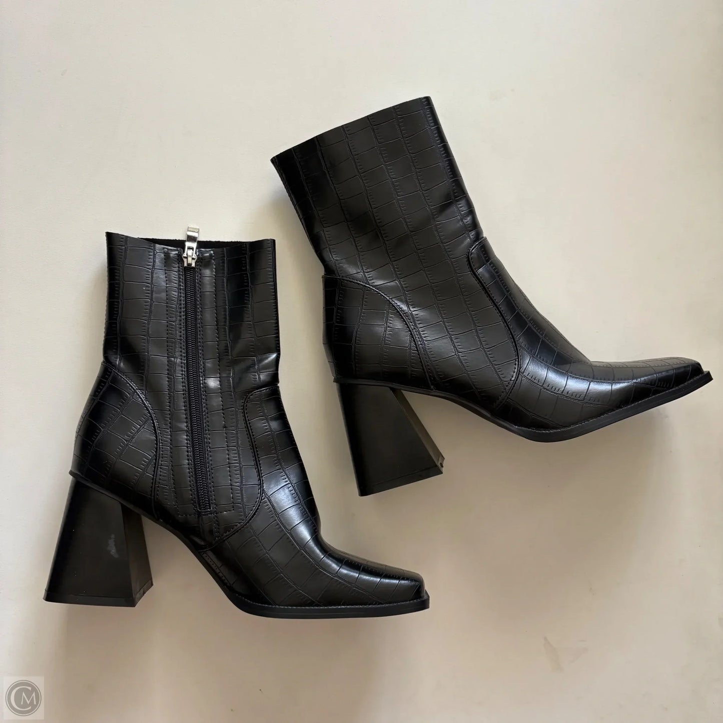 Boots Ankle Heels By Princess Polly In Black, Size: 9