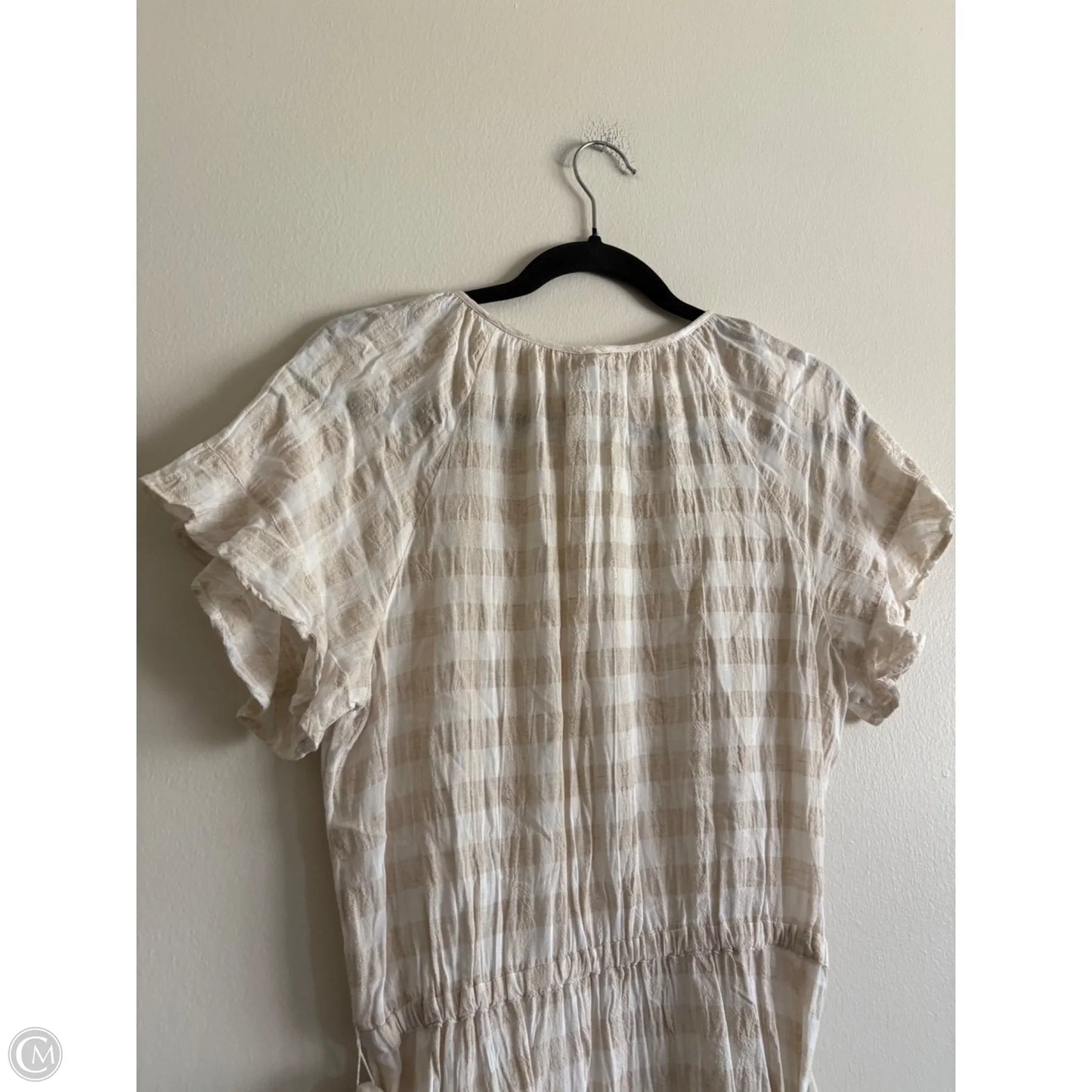 Dress Casual Midi By Loft In Cream, Size: S