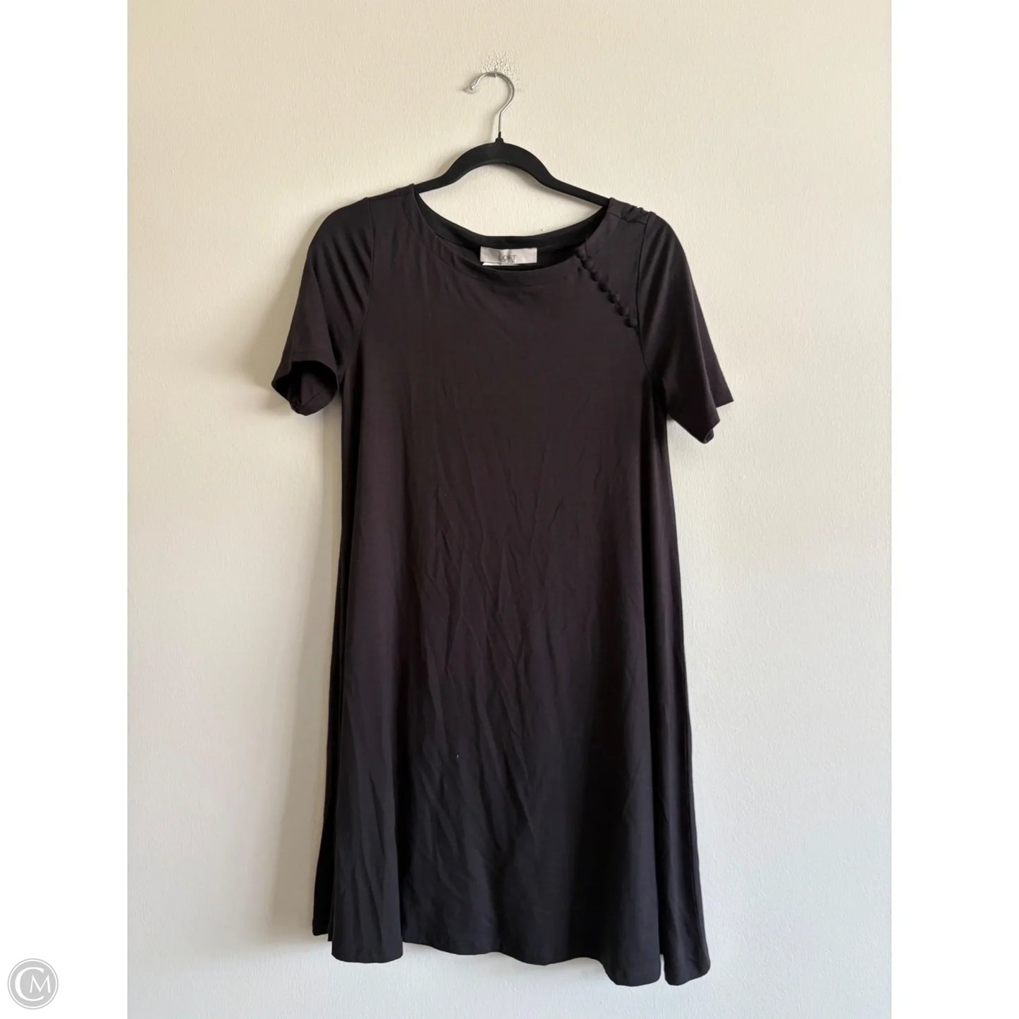 Dress Work By Loft In Black, Size: Xs