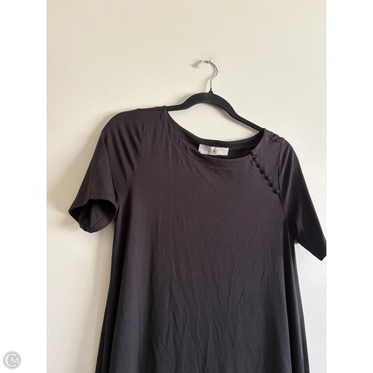 Dress Work By Loft In Black, Size: Xs