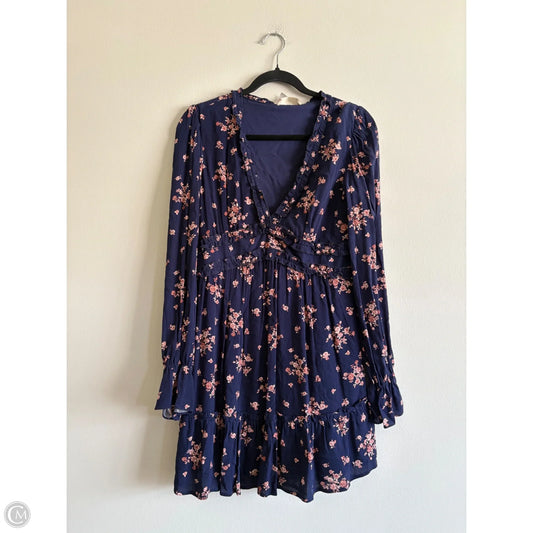 Dress Casual Midi By Altard State In Navy, Size: S