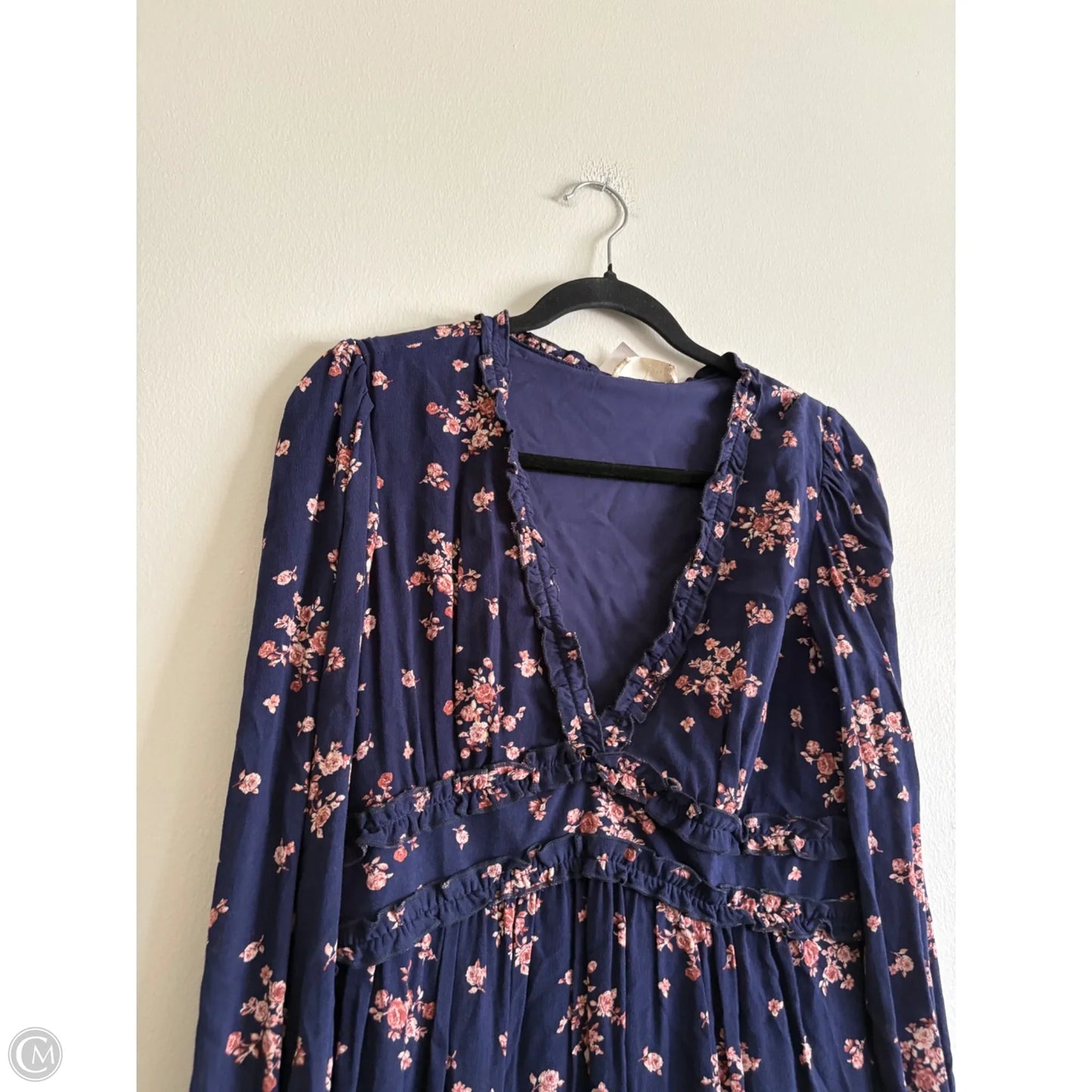 Dress Casual Midi By Altard State In Navy, Size: S