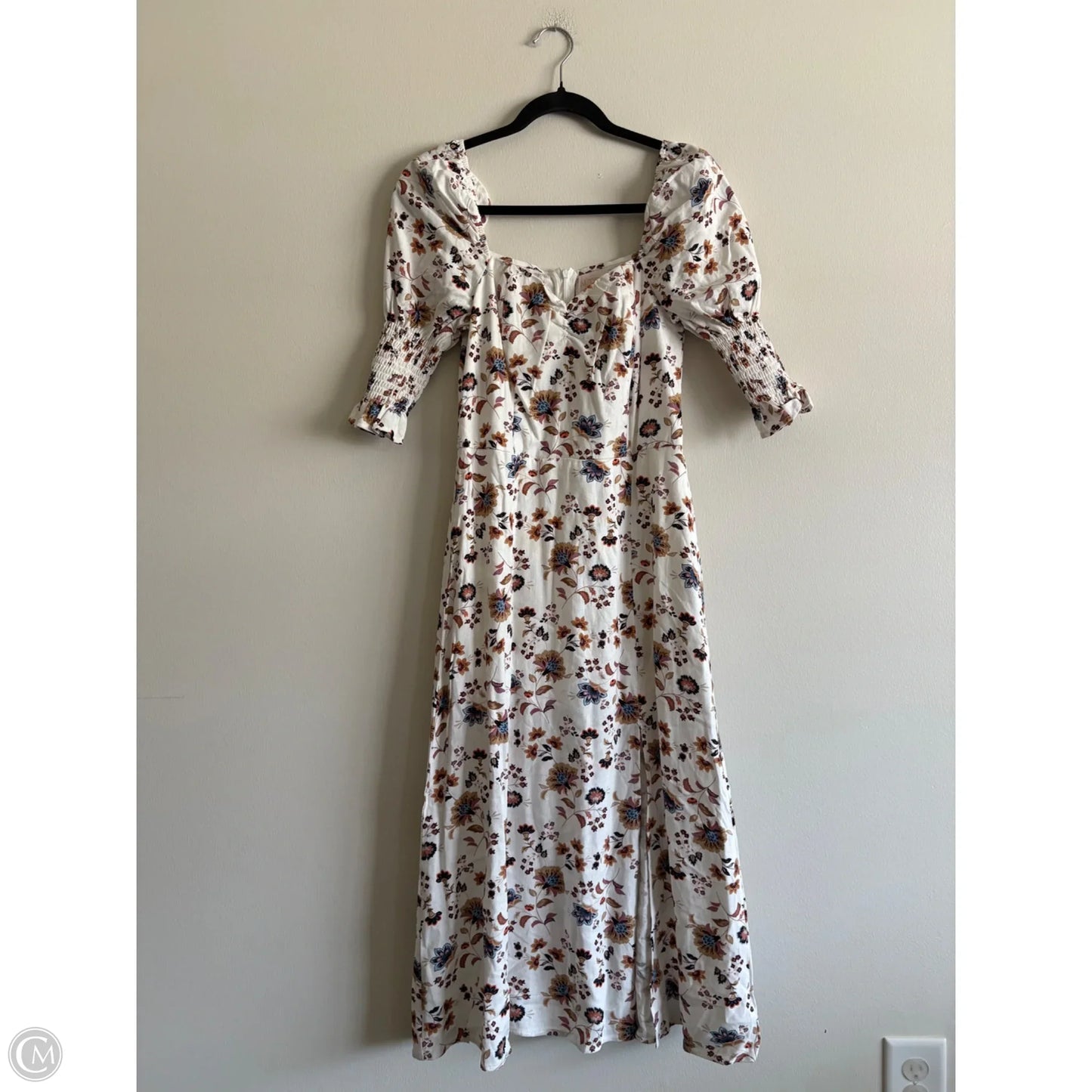 Dress Casual Maxi By Audrey In Floral Print, Size: M