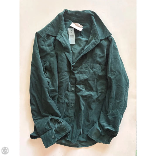 Top Long Sleeve By Loft In Green, Size: Lp