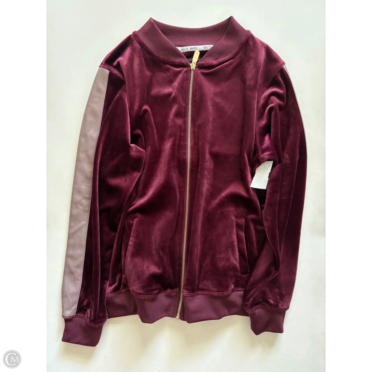 Athletic Pants 2pc By White Mark In Maroon, Size: M