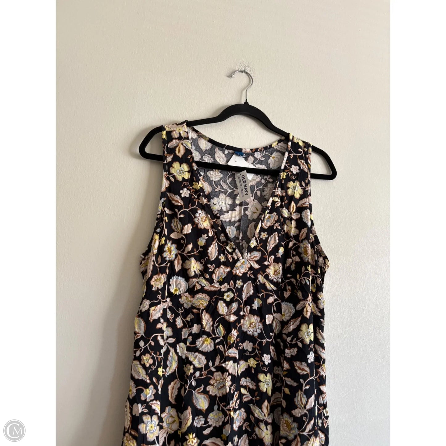 Dress Casual Maxi By Old Navy In Black, Size: L
