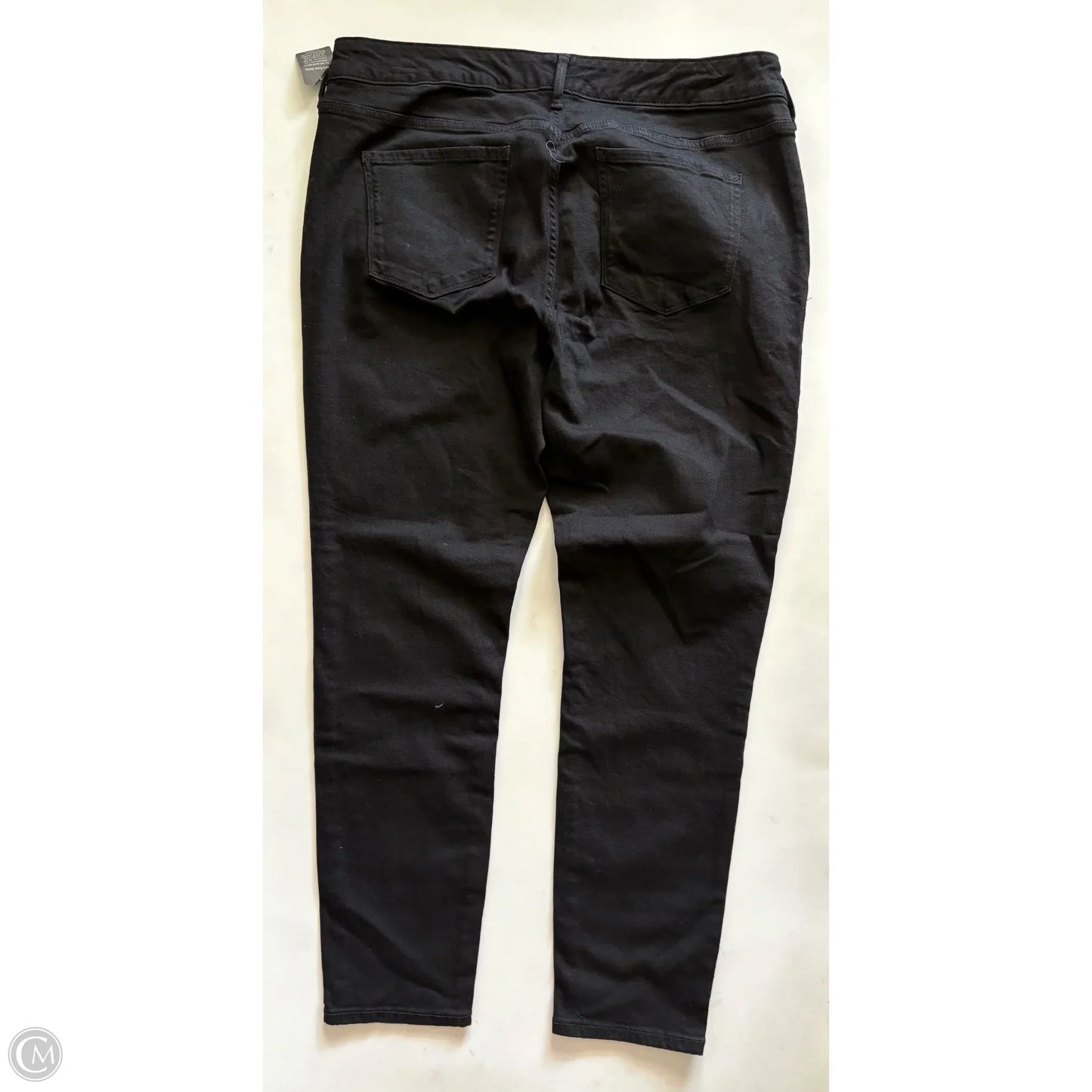 Jeans Skinny By Anna In Black, Size: 18