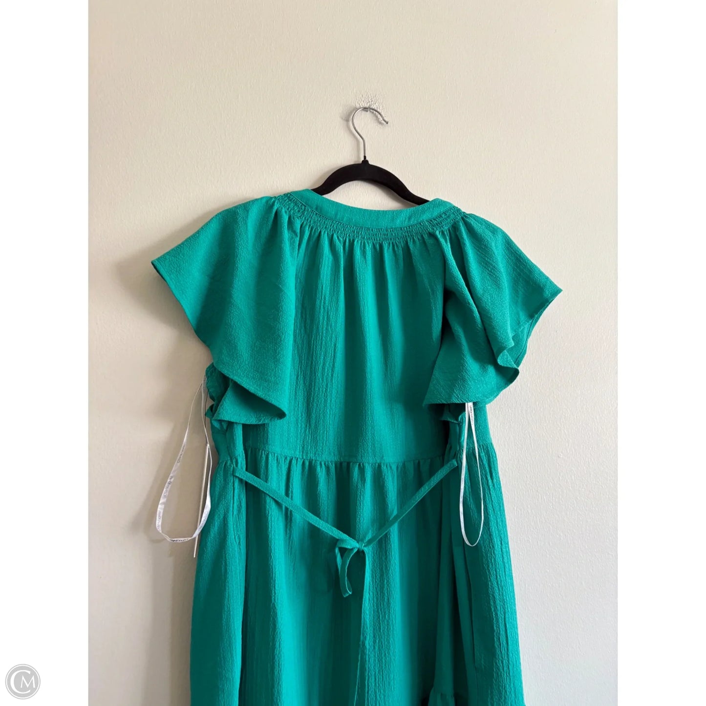 Dress Casual Maxi By Calvin Klein In Green, Size: 10