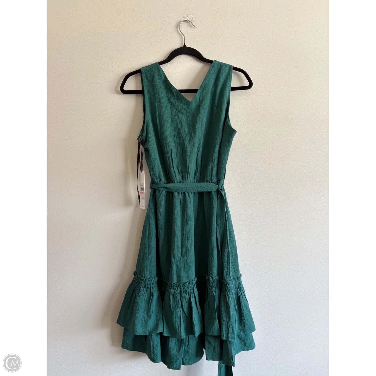 Dress Casual Midi By Calvin Klein In Green, Size: 10