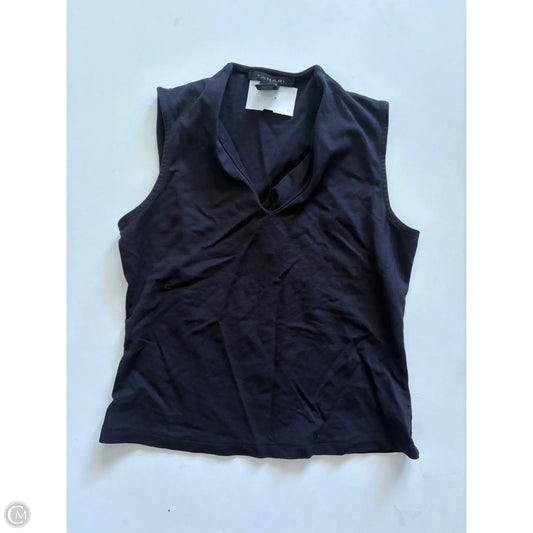 Top Sleeveless By Tahari In Black, Size: Xs