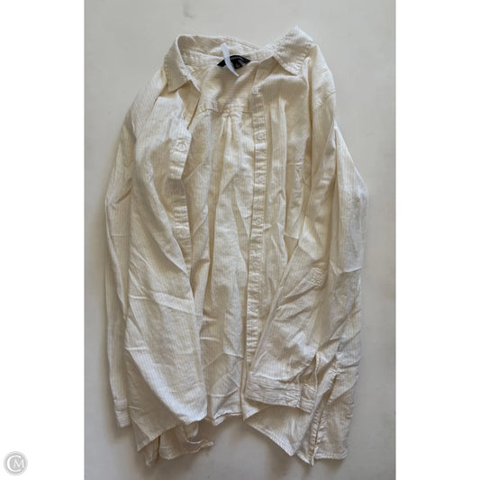 Top Long Sleeve By Zac And Rachel In Striped Pattern, Size: Xl