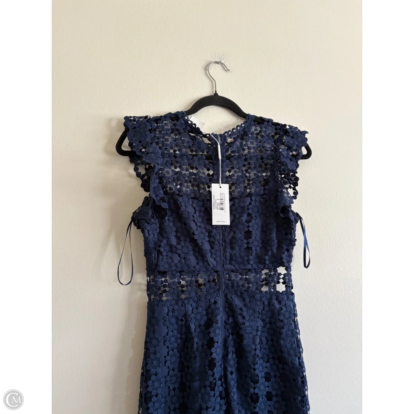 Dress Casual Midi By Petal & Pup In Navy, Size: 0