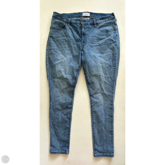 Jeans Skinny By Crown And Ivy In Blue, Size: 16