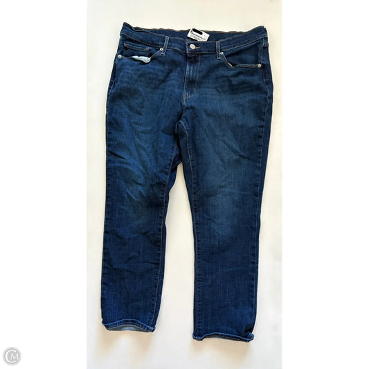 Jeans Straight By Levis In Blue, Size: 16