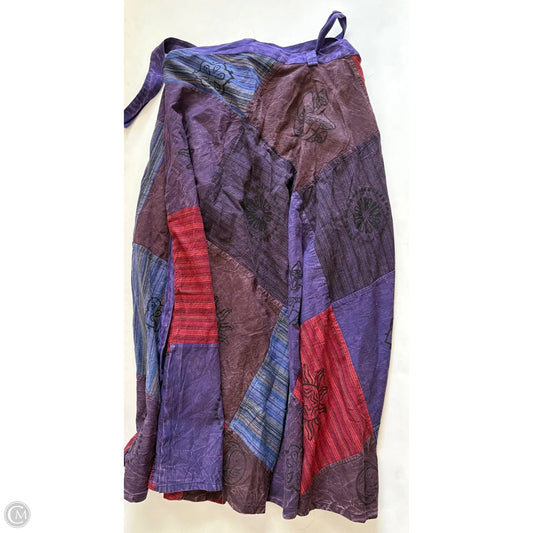Skirt Maxi By Earthbound In Multi-colored, Size: Xl