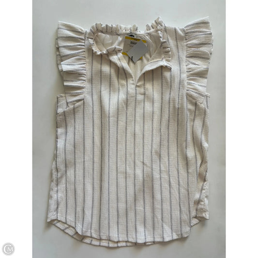 Top Sleeveless By Anne Klein In Cream, Size: M