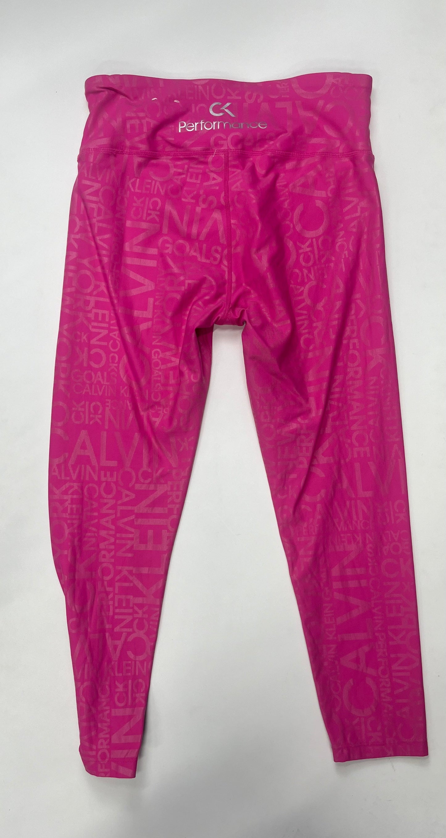 Athletic Leggings By Calvin Klein Performance  Size: L
