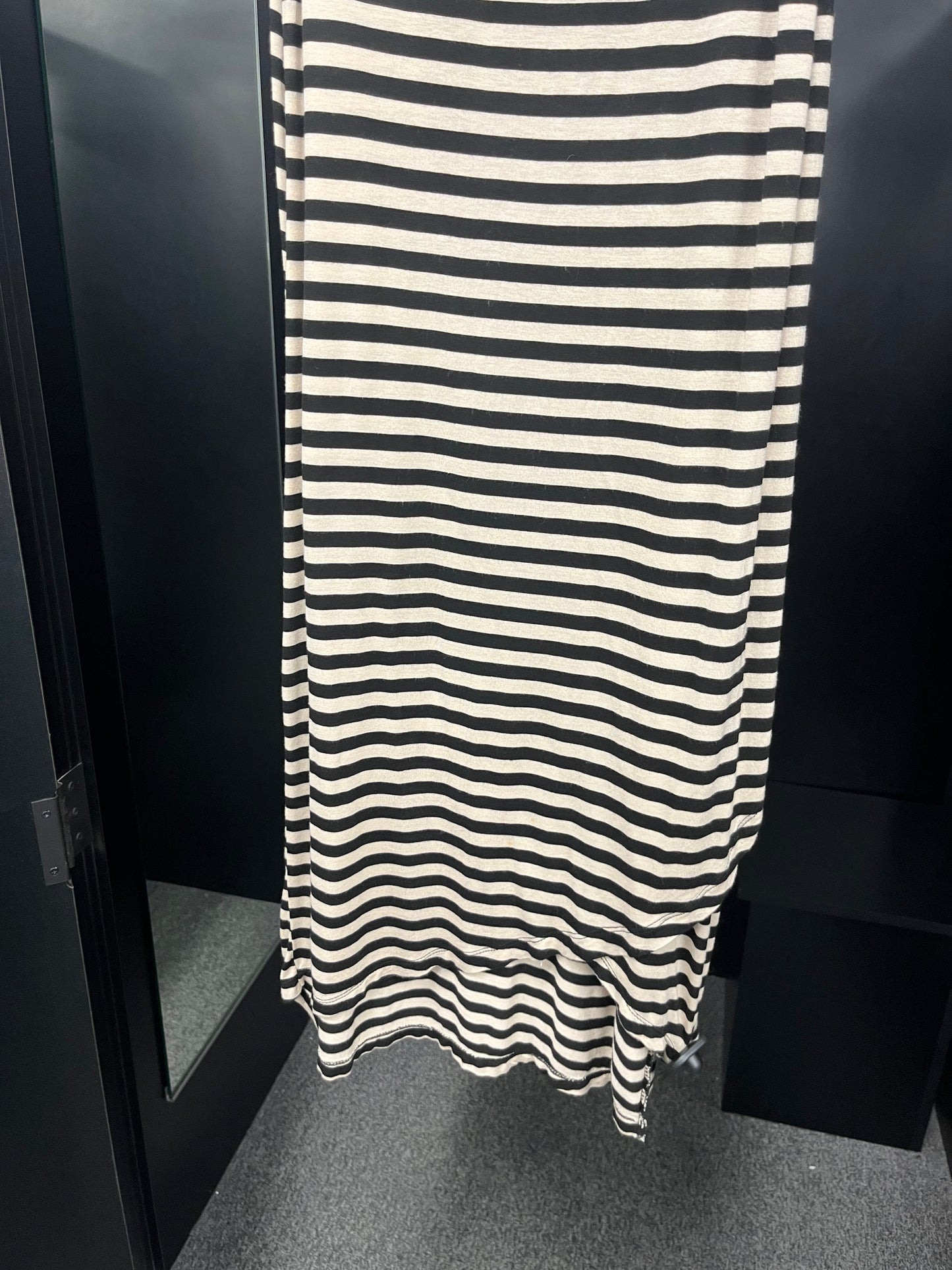 Striped Dress Casual Midi Designer History, Size M