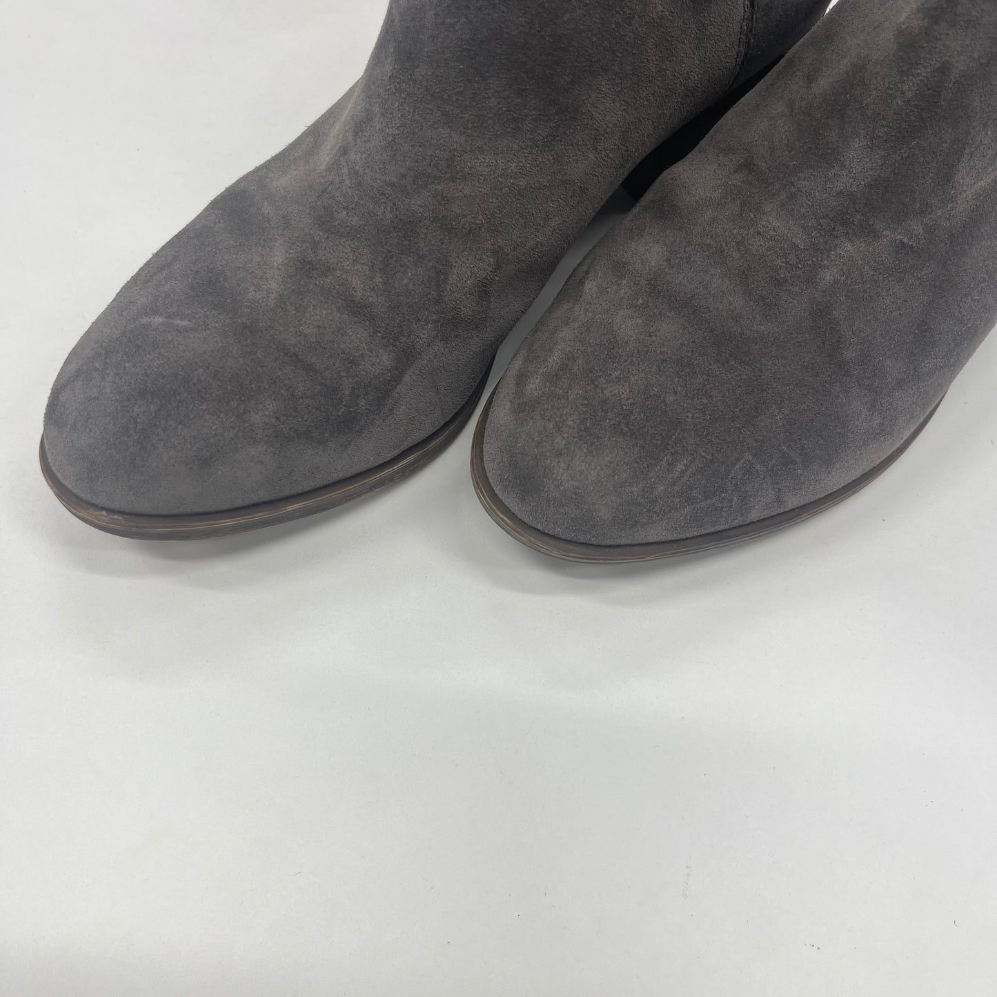 Grey Boots Ankle Heels Lucky Brand, Size 6.5