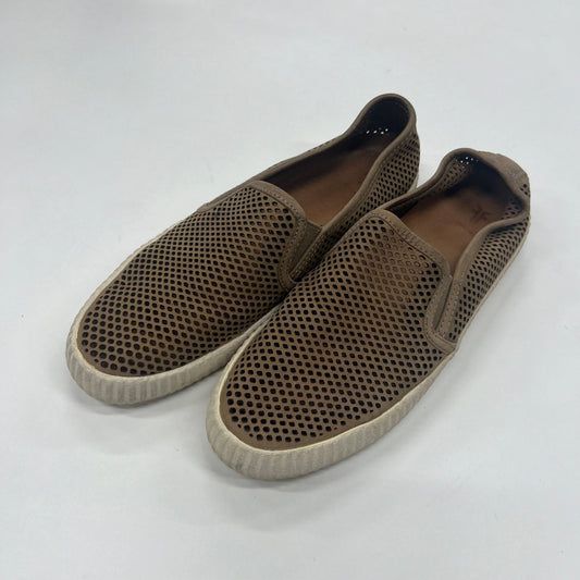 Tan Shoes Flats Espadrille Frye, Size 6.5