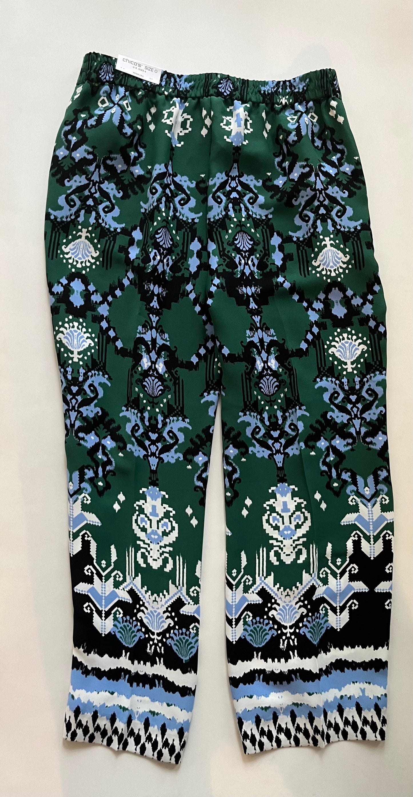 Green Pants Ankle Chicos, Size 4