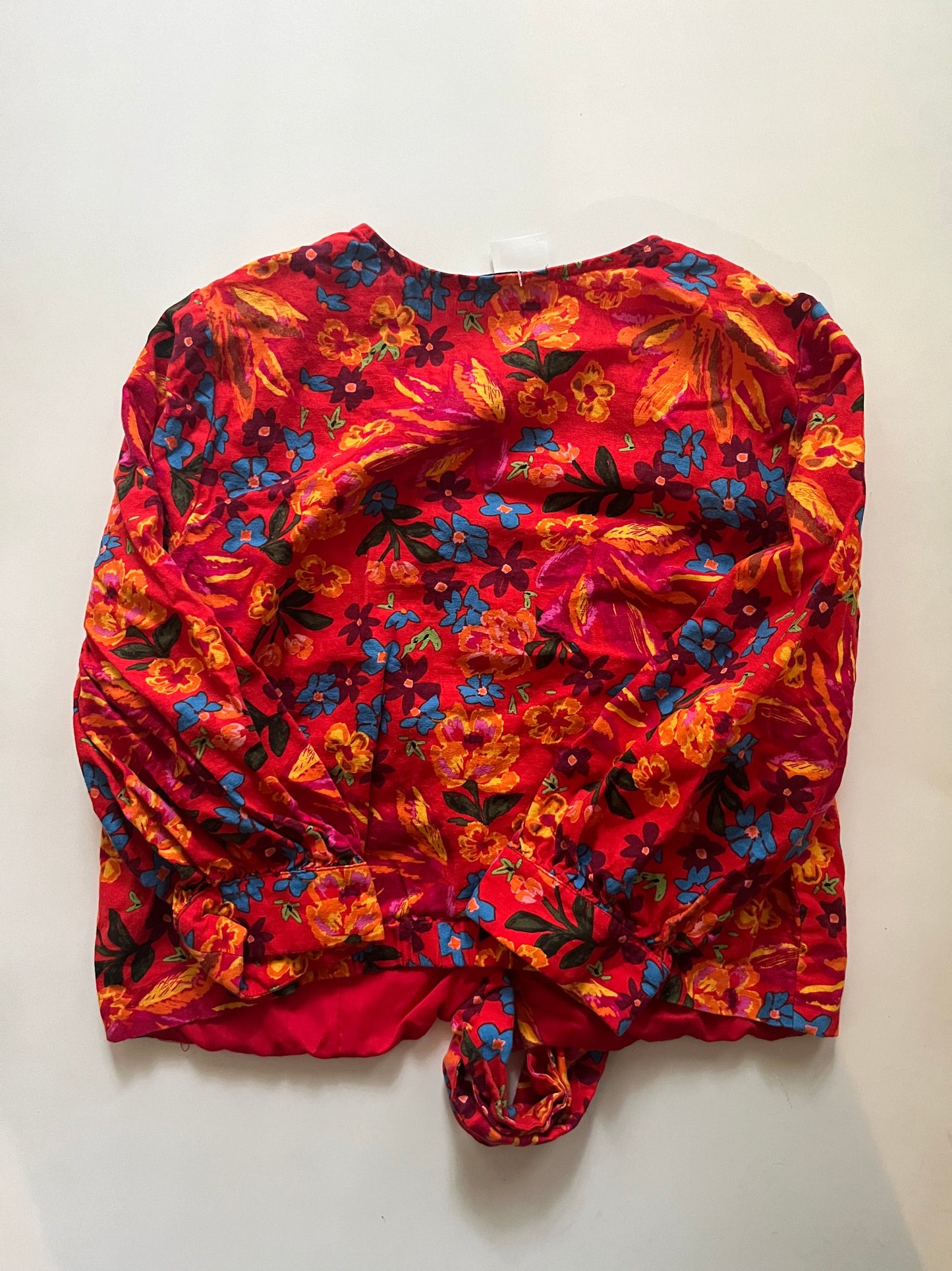 Floral Blouse Long Sleeve Maison Damelie, Size L