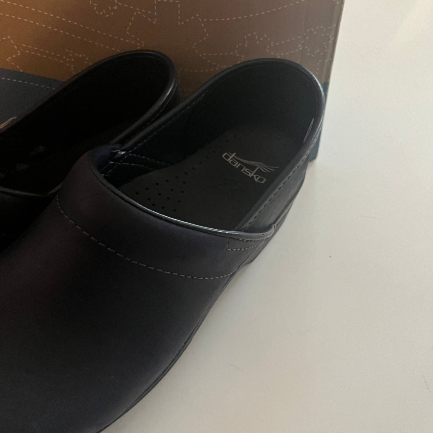Blue Shoes Flats Loafer Oxford Dansko, Size 10.5
