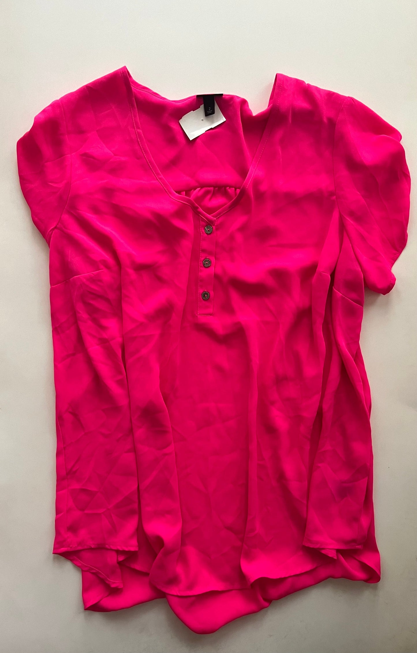 Pink Blouse Short Sleeve Torrid, Size 2x