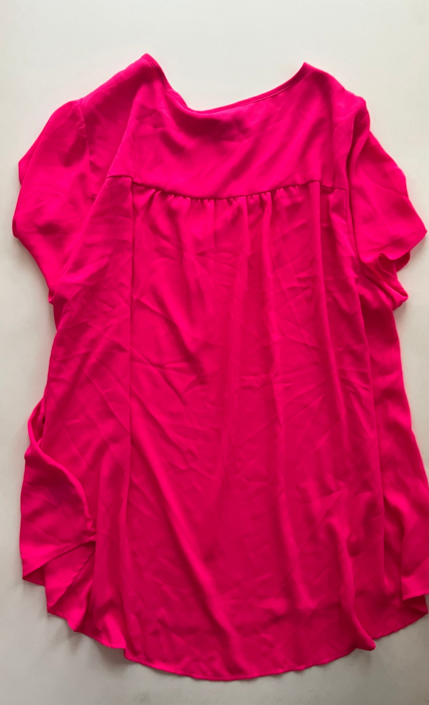 Pink Blouse Short Sleeve Torrid, Size 2x