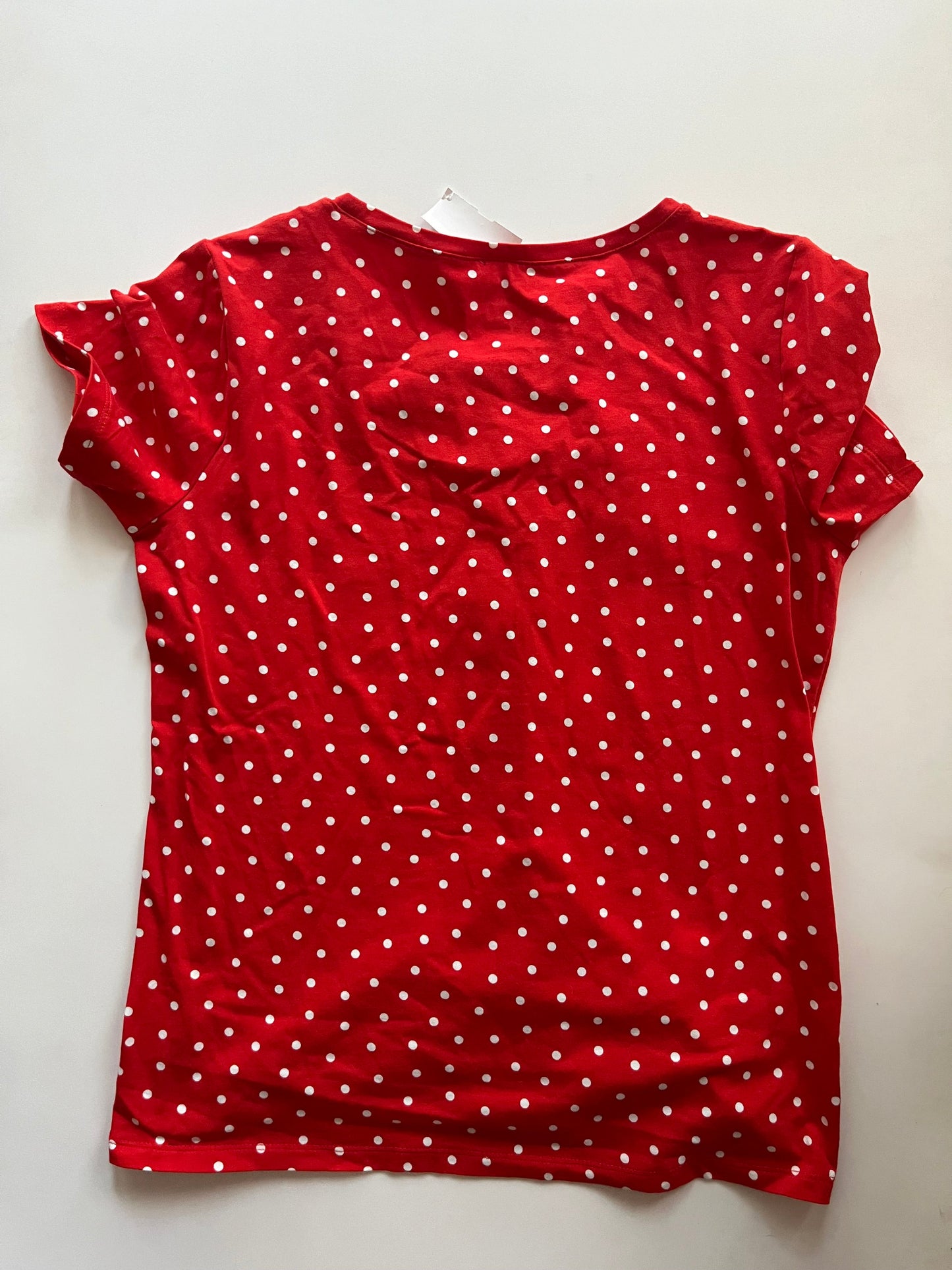 Polkadot Top Short Sleeve Ann Taylor, Size M