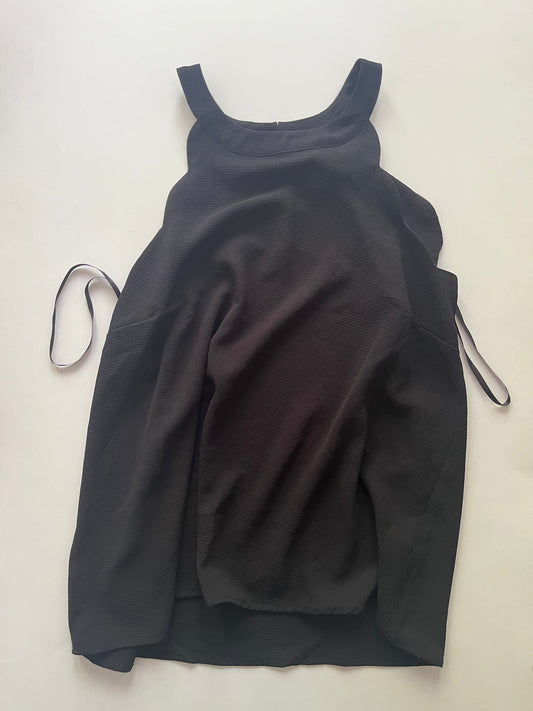 Blouse Sleeveless By Monteau In Black, Size: Xl