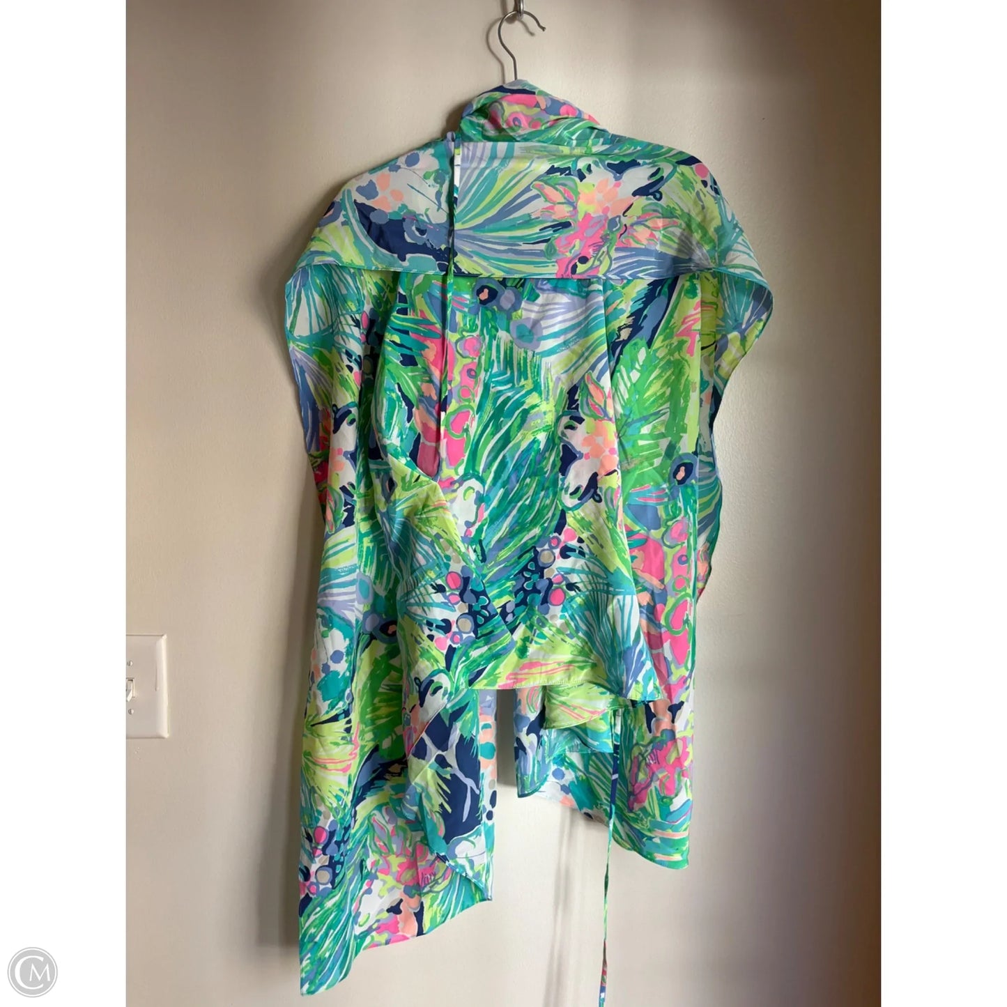 Blouse Designer By Lilly Pulitzer In Blue, Size: S