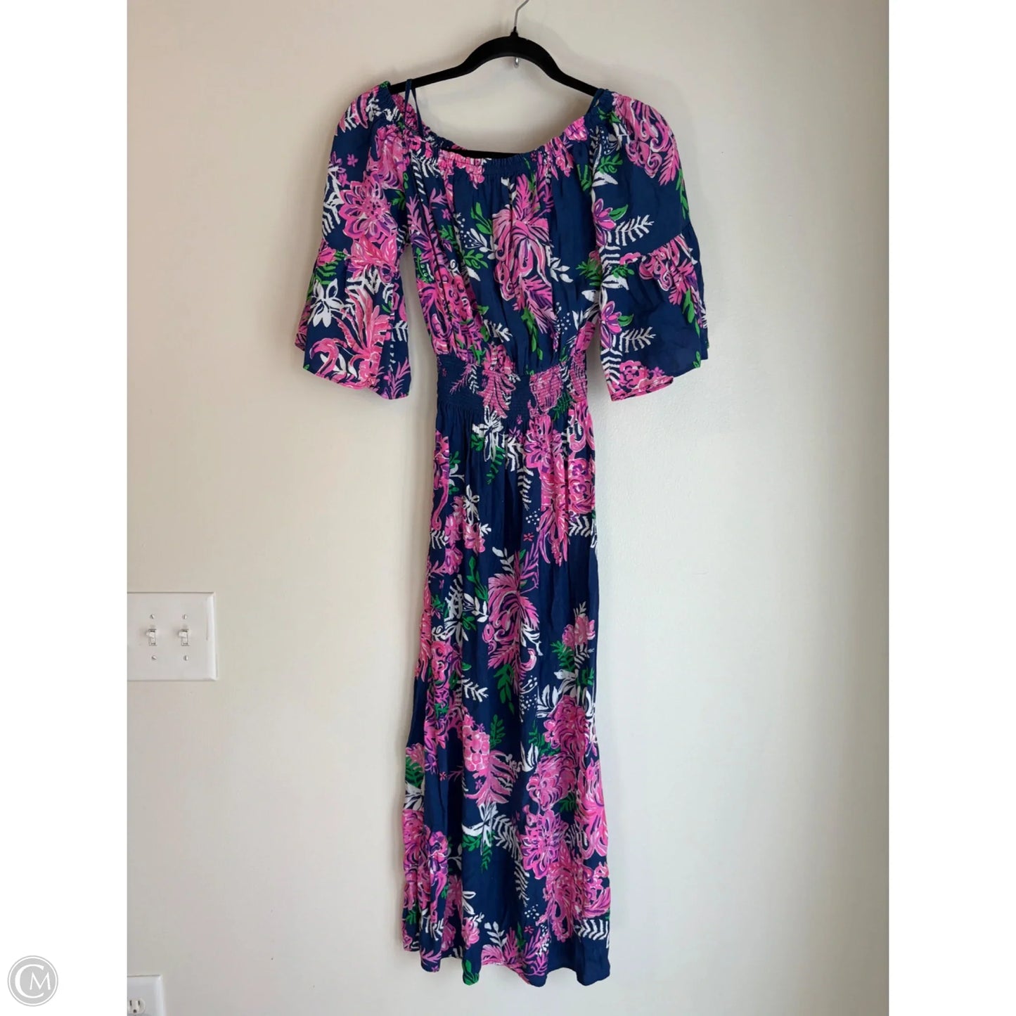 Dress Designer By Lilly Pulitzer In Floral Print, Size: Xs