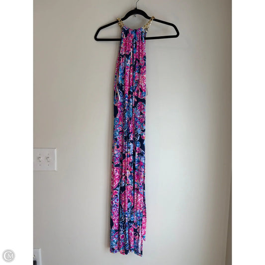 Dress Designer By Lilly Pulitzer In Floral Print, Size: Xs