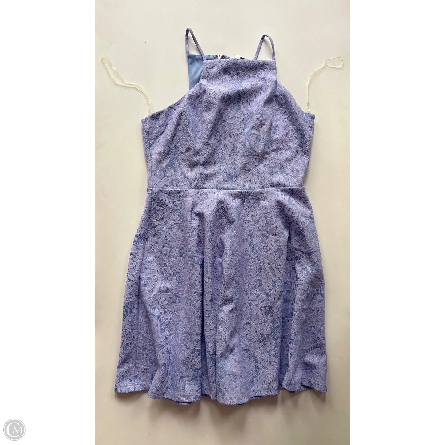 Dress Casual Midi By Francesca's In Purple, Size: L