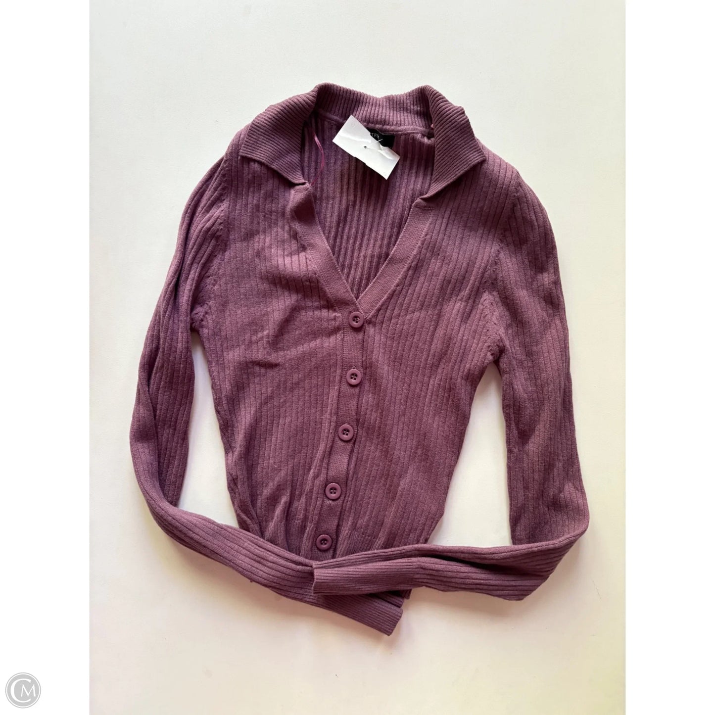 Blouse Long Sleeve By Love Tree In Purple, Size: S