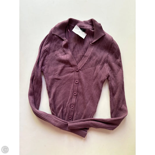 Blouse Long Sleeve By Love Tree In Purple, Size: S
