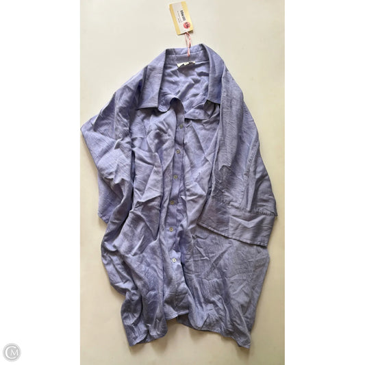 Blouse Short Sleeve By Entro In Purple, Size: 1x