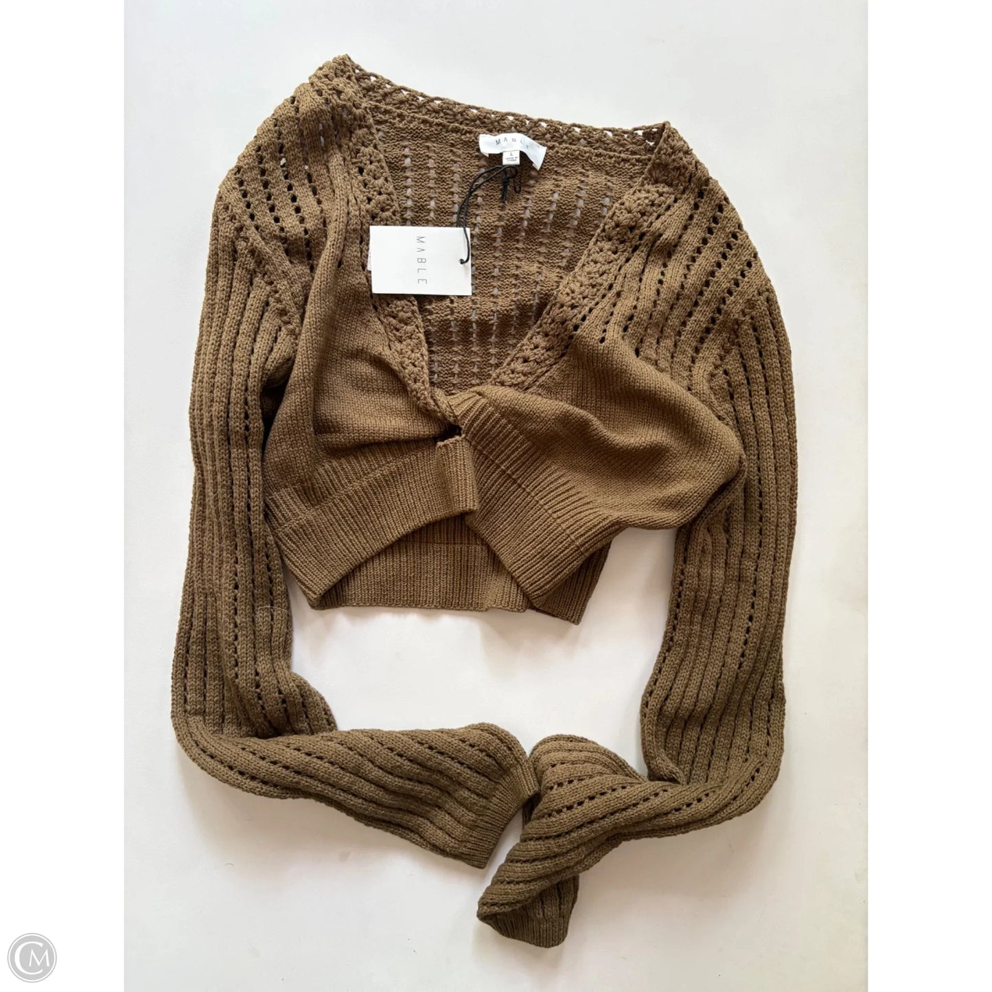 Sweater By Mable In Green, Size: L